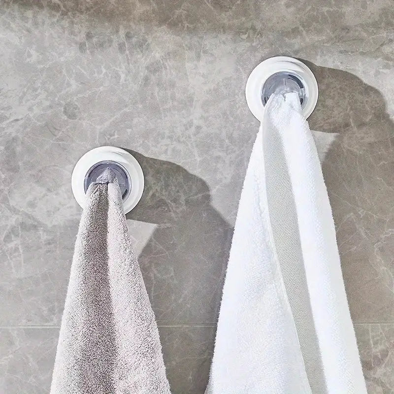 2pcs Creative Punch-Free Kitchen Towel Rack Hooks